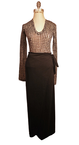 Allude Cashmere Wrap-Around Skirt